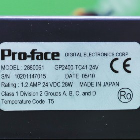 중고] GP2400-TC41-24V 프로페이스 터치스크린 > PROFACE | ::: PLC