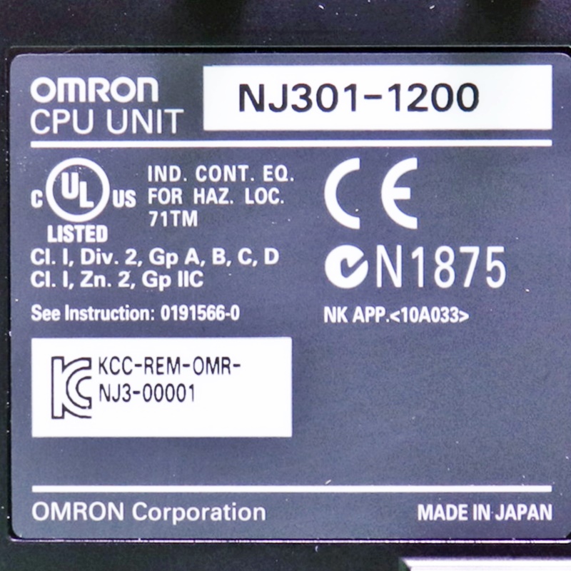 Nj Omron Plc Cpu Plc